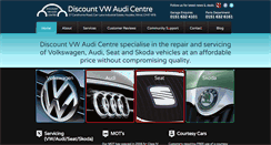 Desktop Screenshot of discountvwaudicentre.co.uk